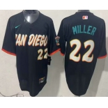 Men's San Diego Padres #22 Mason Miller Black 2026 City Connect Stadium Jersey1