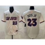 Men's San Diego Padres #23 Fernando Tatis Jr. Cream 2026 City Connect Stadium Stitched Baseball Jersey