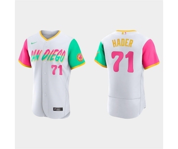 Mens San Diego Padres #71 Josh Hader White 2022 City Connect Jersey