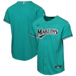 Men's Miami Marlins Blank Teal Alternate Stadium Stitched Baseball Jersey Men's Miami Marlins Blank Teal Alternate Stadium Stitched Baseball Jersey