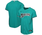 Men's Miami Marlins Blank Teal Alternate Stadium Stitched Baseball Jersey Men's Miami Marlins Blank Teal Alternate Stadium Stitched Baseball Jersey
