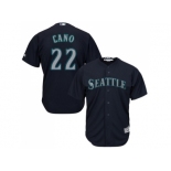 Men Seattle Mariners #22 Robinson Cano Navy Blue New Cool Base Stitched MLB Jersey Men Seattle Mariners #22 Robinson Cano Navy Blue New Cool Base Stitched MLB Jersey