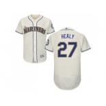 Men Seattle Mariners #27 Ryon Healy Cream Flexbase Authentic Collection Stitched MLB Jersey Men Seattle Mariners #27 Ryon Healy Cream Flexbase Authentic Collection Stitched MLB Jersey