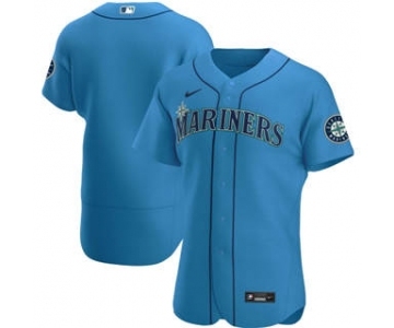 Men's Nike Seattle Mariners 2020 Royal Alternate Authentic Official Team Baseball Jersey