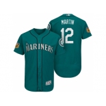 Men's Seattle Mariners #12 Leonys Martin 2017 Spring Training Flex Base Authentic Collection Stitched Baseball Jersey Men's Seattle Mariners #12 Leonys Martin 2017 Spring Training Flex Base Authentic Collection Stitched Baseball Jersey