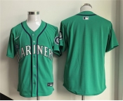 Men's Seattle Mariners Blank Aqua Limited Stitched jersey Men's Seattle Mariners Blank Aqua Limited Stitched jersey