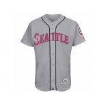Men's Seattle Mariners Majestic Blank Gray Fashion 2016 Mother's Day Flex Base Team Jersey Men's Seattle Mariners Majestic Blank Gray Fashion 2016 Mother's Day Flex Base Team Jersey