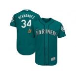 Seattle Mariners #34 Felix Hernandez Green 2017 Spring Training Flexbase Authentic Collection Stitched Baseball Jersey Seattle Mariners #34 Felix Hernandez Green 2017 Spring Training Flexbase Authentic Collection Stitched Baseball Jersey