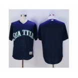 Seattle Mariners Blank Navy blue New Cool Base Stitched Baseball Jersey Seattle Mariners Blank Navy blue New Cool Base Stitched Baseball Jersey