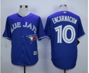 Men Toronto Blue Jays #10 Edwin Encarnacion Blue 2016 Official Cool Base Jersey Men Toronto Blue Jays #10 Edwin Encarnacion Blue 2016 Official Cool Base Jersey