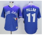 Men Toronto Blue Jays #11 Kevin Pillar Blue 2016 Official Cool Base Jersey Men Toronto Blue Jays #11 Kevin Pillar Blue 2016 Official Cool Base Jersey