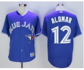 Men Toronto Blue Jays #12 Roberto Alomar Blue 2016 Official Cool Base Jersey Men Toronto Blue Jays #12 Roberto Alomar Blue 2016 Official Cool Base Jersey