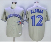 Men Toronto Blue Jays #12 Roberto Alomar Grey 2016 Official Cool Base Jersey Men Toronto Blue Jays #12 Roberto Alomar Grey 2016 Official Cool Base Jersey