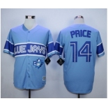 Men Toronto Blue Jays #14 David Price Light Blue Exclusive 2016 Official Cool Base Jersey Men Toronto Blue Jays #14 David Price Light Blue Exclusive 2016 Official Cool Base Jersey