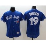 Men Toronto Blue Jays #19 Jose Bautista Majestic blue Flexbase Authentic Collection Player Jersey Men Toronto Blue Jays #19 Jose Bautista Majestic blue Flexbase Authentic Collection Player Jersey