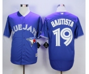 Men Toronto Blue Jays #19 Paul Molitor Blue 2016 Official Cool Base Jersey