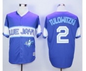 Men Toronto Blue Jays #2 Troy Tulowitzki Blue Exclusive 2016 Official Cool Base Jersey Men Toronto Blue Jays #2 Troy Tulowitzki Blue Exclusive 2016 Official Cool Base Jersey