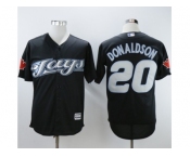 Men Toronto Blue Jays #20 Josh Donaldson Black 2008 Turn Back The Clock Stitched MLB Jersey Men Toronto Blue Jays #20 Josh Donaldson Black 2008 Turn Back The Clock Stitched MLB Jersey