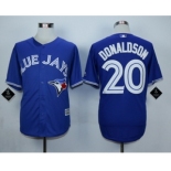 Men Toronto Blue Jays #20 Josh Donaldson Blue 2016 Official Cool Base Jersey Men Toronto Blue Jays #20 Josh Donaldson Blue 2016 Official Cool Base Jersey