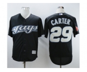 Men Toronto Blue Jays #29 Joe Carter Black 2008 Turn Back The Clock Stitched MLB Jersey Men Toronto Blue Jays #29 Joe Carter Black 2008 Turn Back The Clock Stitched MLB Jersey