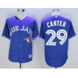 Men Toronto Blue Jays #29 Joe Carter Blue 2016 Official Cool Base Jersey Men Toronto Blue Jays #29 Joe Carter Blue 2016 Official Cool Base Jersey