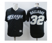 Men Toronto Blue Jays #32 Roy Halladay Black 2008 Turn Back The Clock Stitched MLB Jersey Men Toronto Blue Jays #32 Roy Halladay Black 2008 Turn Back The Clock Stitched MLB Jersey