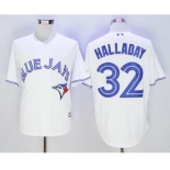 Men Toronto Blue Jays #32 Roy Halladay White 2016 Official Cool Base Jersey Men Toronto Blue Jays #32 Roy Halladay White 2016 Official Cool Base Jersey
