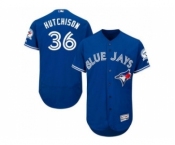 Men Toronto Blue Jays #36 Drew Hutchison Majestic Blue Flexbase Authentic Collection Player Jersey Men Toronto Blue Jays #36 Drew Hutchison Majestic Blue Flexbase Authentic Collection Player Jersey