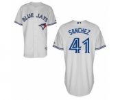 Men Toronto Blue Jays #41 Aaron Sanchez White Jersey Men Toronto Blue Jays #41 Aaron Sanchez White Jersey