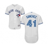 Men Toronto Blue Jays #41 aaron sanchez Majestic White Flexbase Authentic Collection Player Jersey Men Toronto Blue Jays #41 aaron sanchez Majestic White Flexbase Authentic Collection Player Jersey