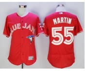 Men Toronto Blue Jays #55 Russell Martin Majestic Red Flexbase Authentic Collection Player Jersey Men Toronto Blue Jays #55 Russell Martin Majestic Red Flexbase Authentic Collection Player Jersey