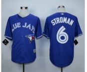 Men Toronto Blue Jays #6 Marcus Stroman Blue 2016 Official Cool Base Jersey Men Toronto Blue Jays #6 Marcus Stroman Blue 2016 Official Cool Base Jersey