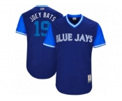 Men's 2017 Little League World Series Blue Jays #19 Jose Bautista Joey Bats Royal Jersey Men's 2017 Little League World Series Blue Jays #19 Jose Bautista Joey Bats Royal Jersey
