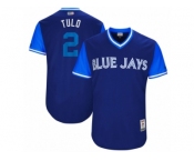 Men's 2017 Little League World Series Blue Jays #2 Troy Tulowitzki Tulo Royal Jersey Men's 2017 Little League World Series Blue Jays #2 Troy Tulowitzki Tulo Royal Jersey