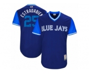 Men's 2017 Little League World Series Blue Jays #25 Marco Estrada Estradabien Royal Jersey Men's 2017 Little League World Series Blue Jays #25 Marco Estrada Estradabien Royal Jersey