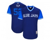 Men's 2017 Little League World Series Blue Jays #52 Ryan Tepera Tep Royal Jersey Men's 2017 Little League World Series Blue Jays #52 Ryan Tepera Tep Royal Jersey
