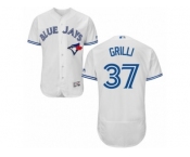 Men's Majestic Toronto Blue Jays #37 Jason Grilli White Flexbase Authentic Collection MLB Jersey Men's Majestic Toronto Blue Jays #37 Jason Grilli White Flexbase Authentic Collection MLB Jersey