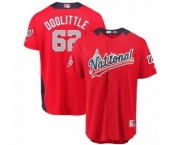 Men's Majestic Washington Nationals #62 Sean Doolittle Game Red National League 2018 MLB All-Star MLB Jersey Men's Majestic Washington Nationals #62 Sean Doolittle Game Red National League 2018 MLB All-Star MLB Jersey