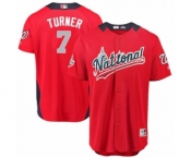 Men's Majestic Washington Nationals #7 Trea Turner Game Red National League 2018 MLB All-Star MLB Jersey Men's Majestic Washington Nationals #7 Trea Turner Game Red National League 2018 MLB All-Star MLB Jersey