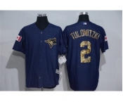Men's Toronto Blue Jays #2 Troy Tulowitzki Blue Camo New Cool Base Jerseys Men's Toronto Blue Jays #2 Troy Tulowitzki Blue Camo New Cool Base Jerseys