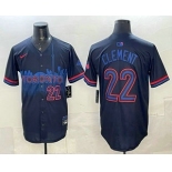 Men's Toronto Blue Jays #22 Ernie Clement Black City Limited Jersey Men's Toronto Blue Jays #22 Ernie Clement Black City Limited Jersey