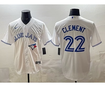 Men's Toronto Blue Jays #22 Ernie Clement white 50th Anniversary Alternate Limited Jersey