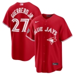 Men's Toronto Blue Jays #27 Vladimir Guerrero Jr. Red 50th Anniversary Alternate Limited Jersey