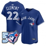 Men's Toronto Blue Jays #27 Vladimir Guerrero Jr. Royal 50th Anniversary Alternate Limited Jersey Men's Toronto Blue Jays #27 Vladimir Guerrero Jr. Royal 50th Anniversary Alternate Limited Jersey