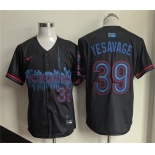 Men's Toronto Blue Jays #39 Trey Yesavage Navy 2024 City Connect Limited Stitched Baseball Jersey Men's Toronto Blue Jays #39 Trey Yesavage Navy 2024 City Connect Limited Stitched Baseball Jersey