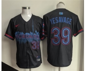 Men's Toronto Blue Jays #39 Trey Yesavage Navy 2024 City Connect Limited Stitched Baseball Jersey Men's Toronto Blue Jays #39 Trey Yesavage Navy 2024 City Connect Limited Stitched Baseball Jersey