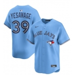 Men's Toronto Blue Jays #39 Trey Yesavage Powder Blue MLB Baseball Player Jersey Men's Toronto Blue Jays #39 Trey Yesavage Powder Blue MLB Baseball Player Jersey