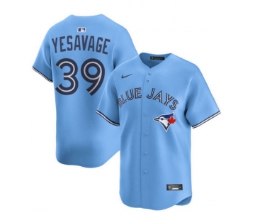 Men's Toronto Blue Jays #39 Trey Yesavage Powder Blue MLB Baseball Player Jersey