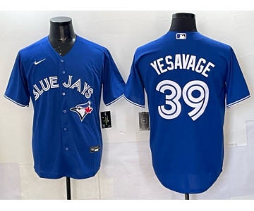 Men's Toronto Blue Jays #39 Trey Yesavage Royal Cool Base Stitched Baseball Jersey