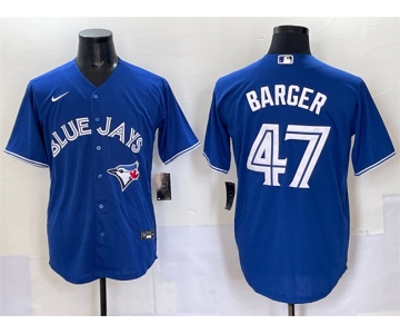 Men's Toronto Blue Jays #47 Addison Barger Royal Cool Base Stitched Baseball Jersey